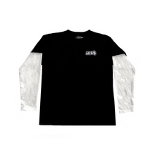 Load image into Gallery viewer, Double Layer Longsleeve (Black/White)