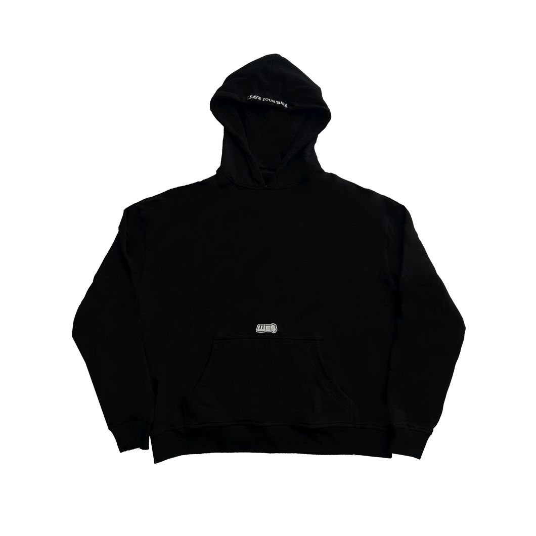 Leave Your Mark Hoodie (Black/White)