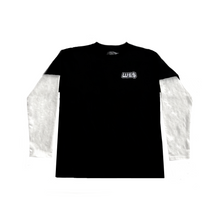 Load image into Gallery viewer, Double Layer Longsleeve (Black/White)
